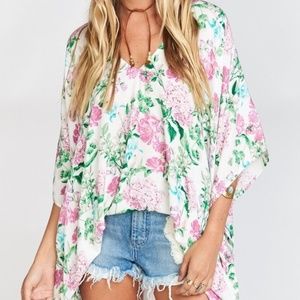 Show Me Your Mumu Peta Poppies and Cream Floral S